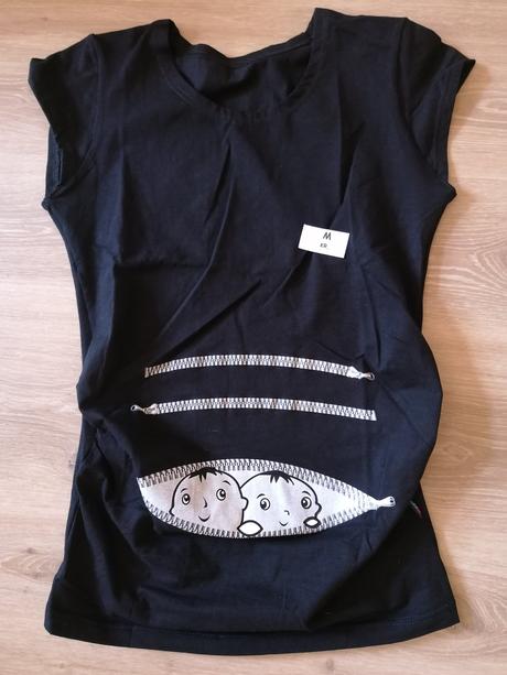 Těhotenské triko s, m, m