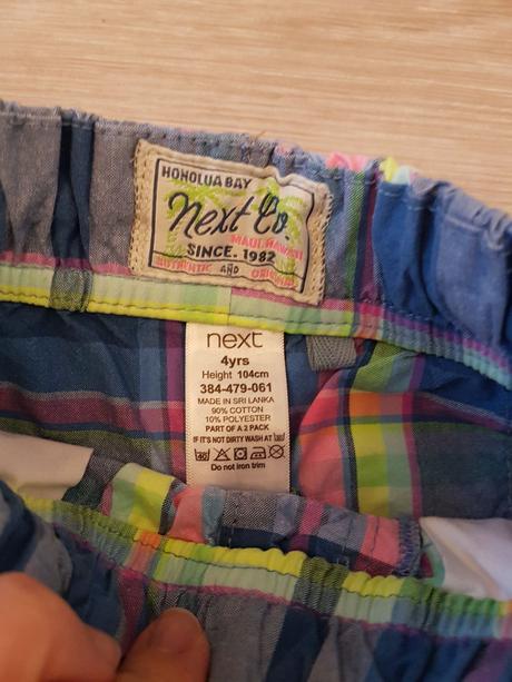 Plátěné kraťasy next, next,104