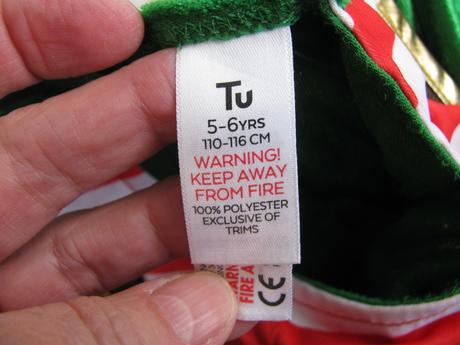 Vánoční kostým pro santu, 116