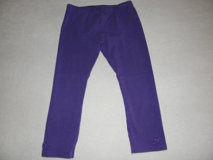 Fialové 3/4 legíny zn. miniclub vel.110/116, miniclub,110