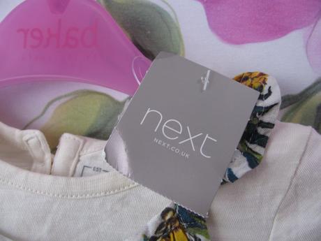 Letní souprava-baggy kalhoty + tričko, next,68