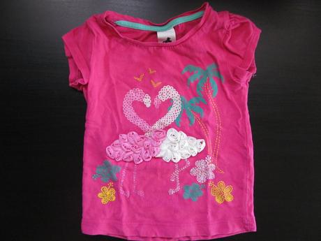Dívčí tričko s krátkým rukávem, c&a, vel. 92, c&a,92