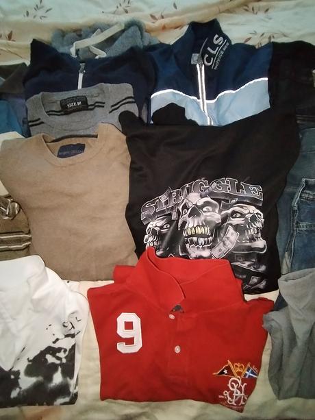 Pánský balíček oblečení vel. m, m