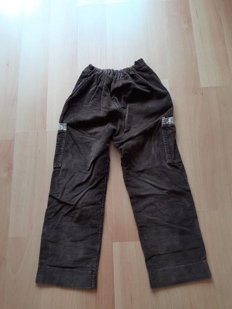 Manšestrové kalhoty veselá nohavice, 110