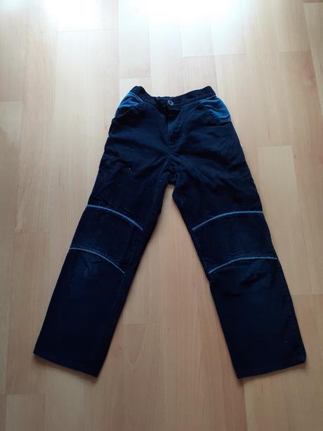 Manšestrové školní kalhoty veselá nohavice, 140