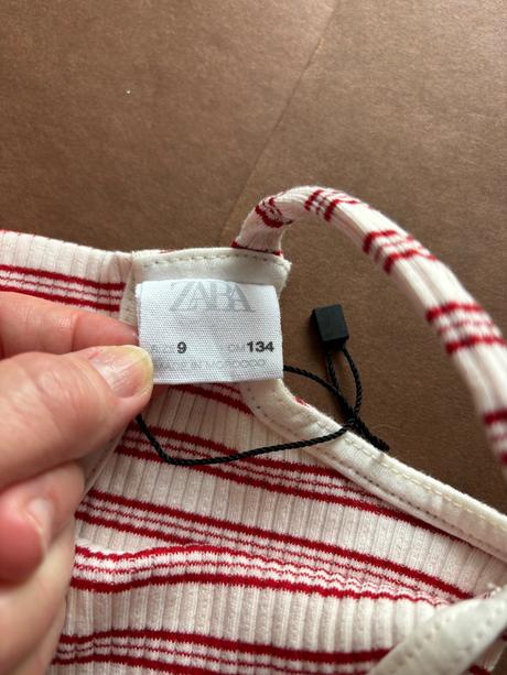 Ob/ šaty s proužky - v.134 zara, zara,134