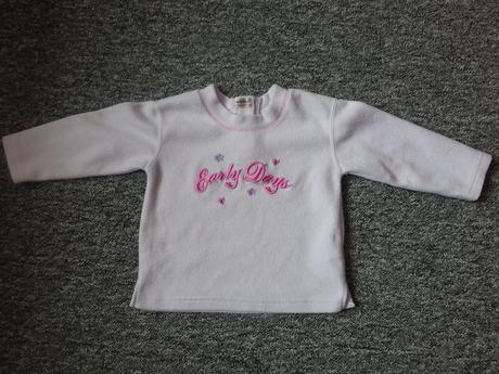 Mikina fleesová bíla, vel. 86, early days,86