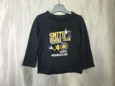 Vel. 92 šedomodré triko, 92