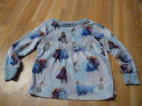 Semišové triko frozen 2-3, 98