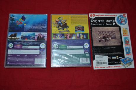 3x nové dvd pohádky,