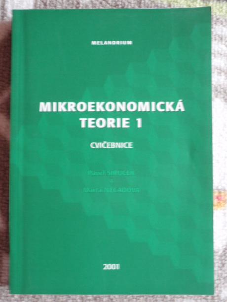 Mikroekonomická teorie 1 cvičebnice 2001, 