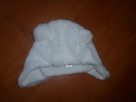 Chlupatá čepice s ouškama, f&f,86