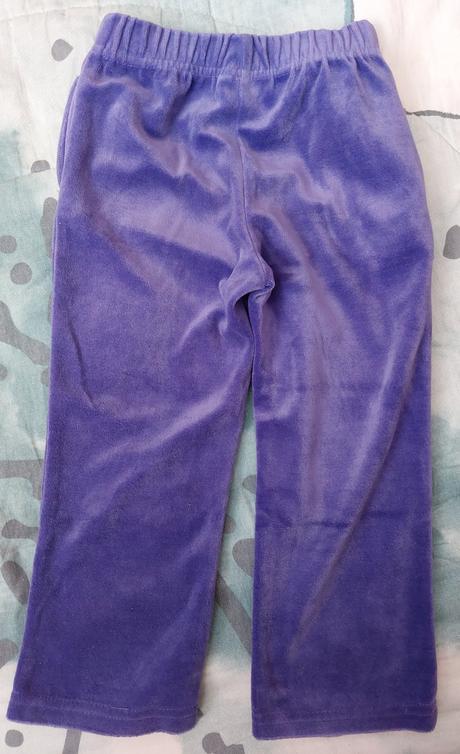 Velurová tepláková souprava princezny, disney,98