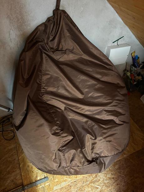 Sedací vak hnědý typ hruška,