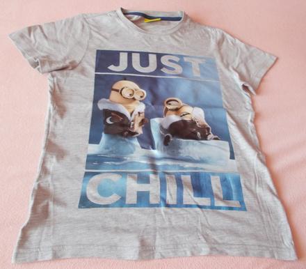 Chlapecké triko krátký rukáv mimoni, 140