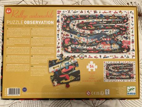 Puzzle djeco rallye automobile 54ks,