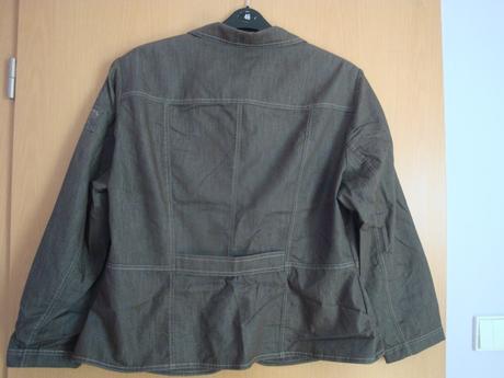 Kabát dámský - hnědo-šedý, vel. 44, 44