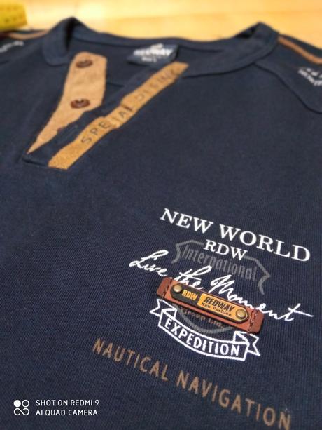 Tmavěmodré triko s dlouhým rukávem, l