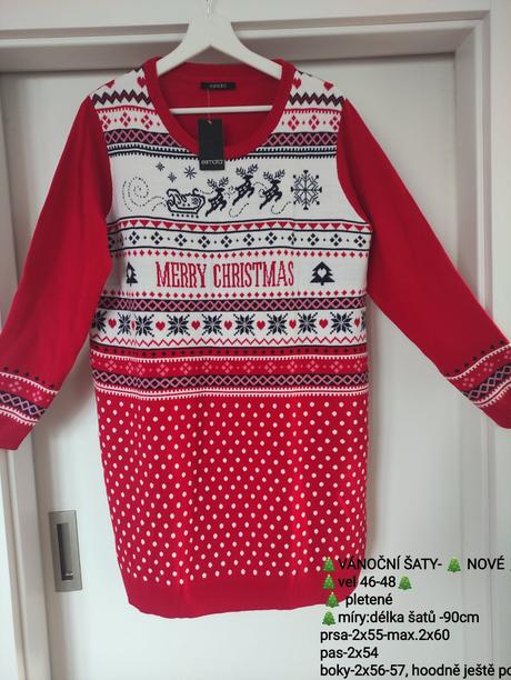 Vánoční šaty- nové,vel.46, esmara,46