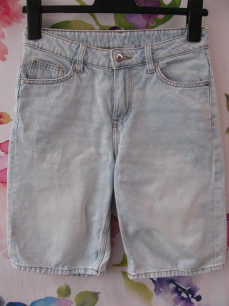 Dívčí, dámské džínové kraťasy, h&m,32
