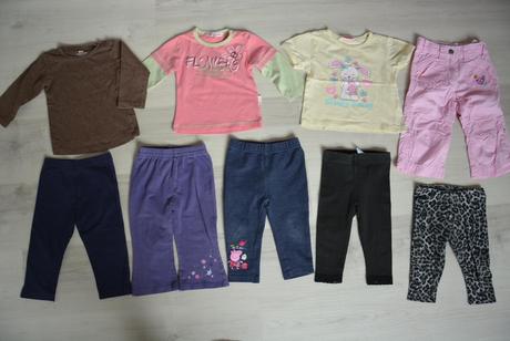 Mega balík mix holka 9-12m 29ks, 68–80