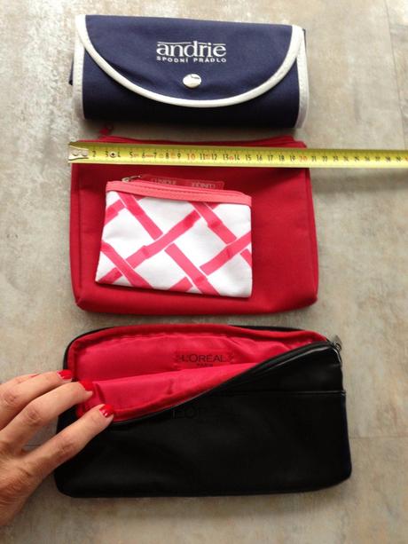 4 taštičky do kabelky,kosmetické,skládací nákupní ,