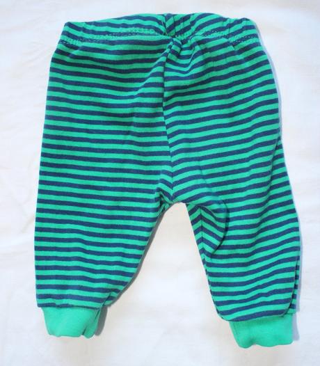 Bf7. pruhované tepláčky pro nejmenší, h&m,50
