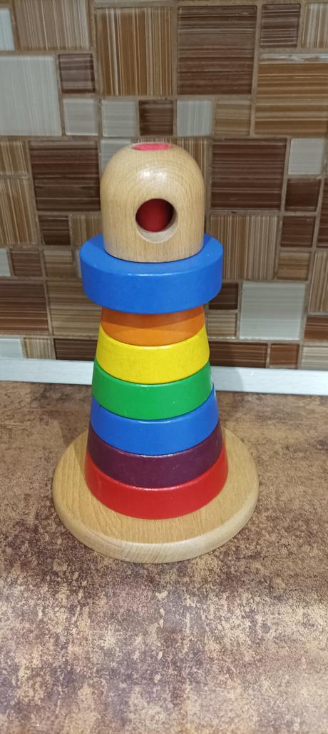 Ikea skládací dřevěný maják, 