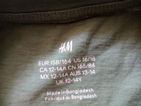 Tričko, h&m,158