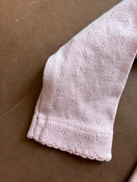 Triko růžové s volánky - v. 3/6 měs, next,68