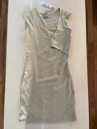 Nové béžové šaty, vel s, ce me, s