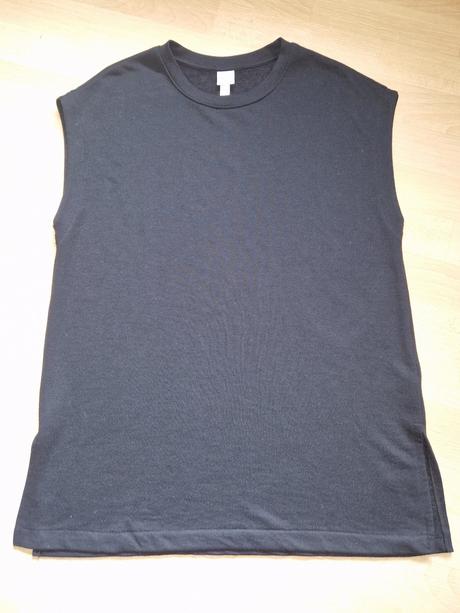 Tričko mikina černá hm basic, h&m,s