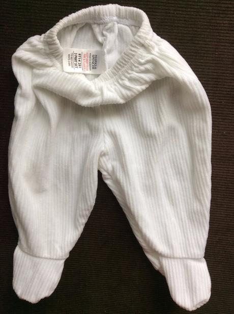 Bílé polodupačky zn. marks & spencer, marks & spencer,68