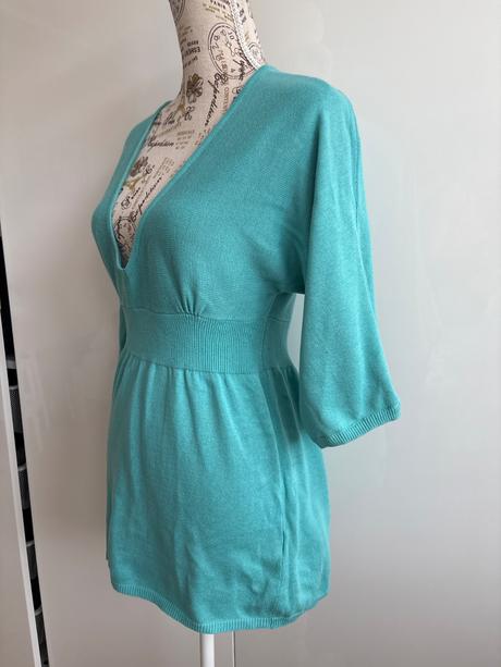 Tunika uplet tyrkysová melrose  36, 36