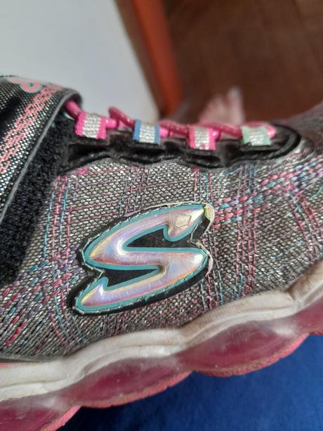 Boty sportovní skechers růžové značkové na holku, skechers,35