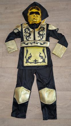 Ka103 karnevalový kostým ninja vel. 5 - 7 let, 
