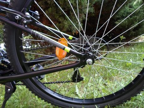 Černé dětské kolo 9-12 let, 24" palců, 24