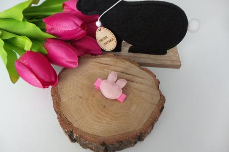 Velikonoční - jarní sponka se zajíčkem, 