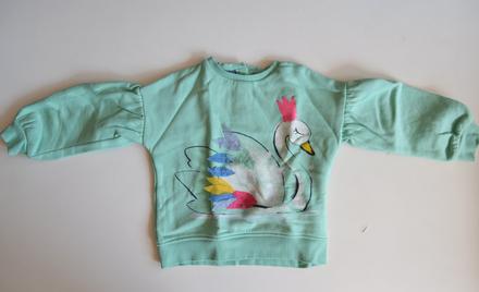 Mikinka s labutí - 2ks, marks & spencer,110