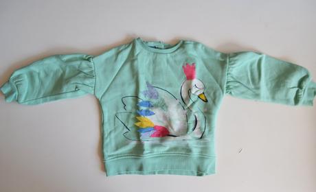 Mikinka s labutí - 2ks, marks & spencer,110