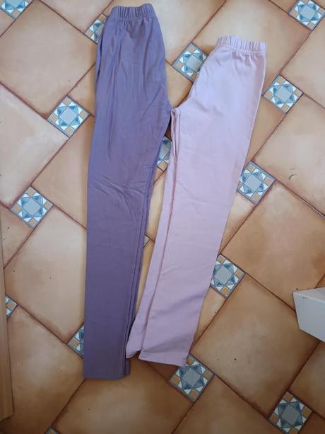 2x vyteplené legíny - 140 a 146, 146