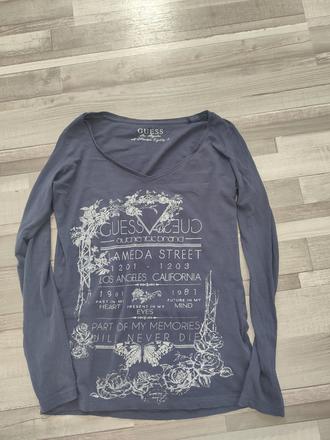 Modré tričko guess, velikost m, guess,m