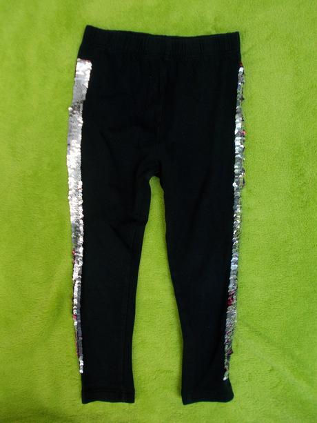Černé legíny s flitry, dopodopo,98