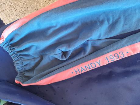 Modrorůžové tepláky na holku bavlněné, 86