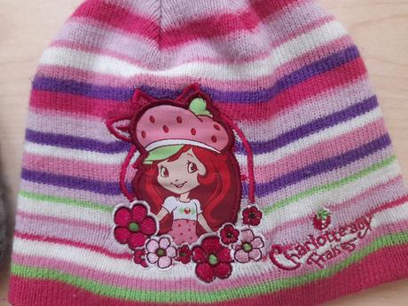 Zimní čepička jahůdka, šedá, 92