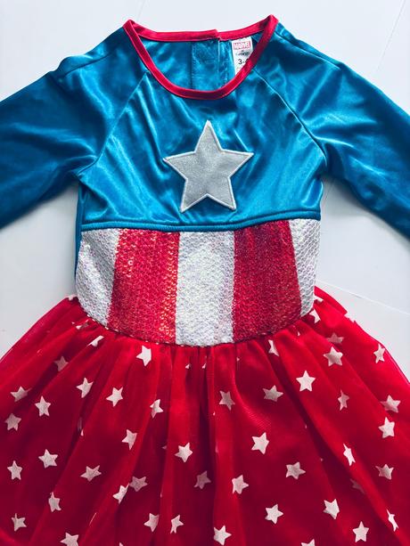 An12/ kostým šaty capitan america - v.3/4 roky,