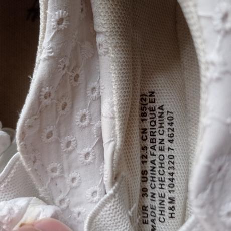 Plátěné střevíčky, h&m,30