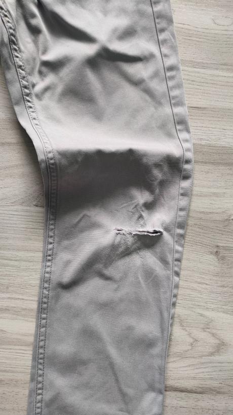 Šedé kalhoty h&m vel. 134, h&m,134