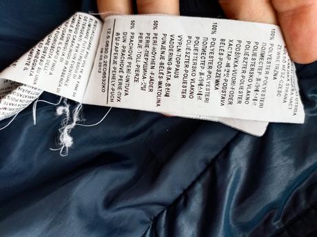 Péřová bunda/kabátek, benetton,74