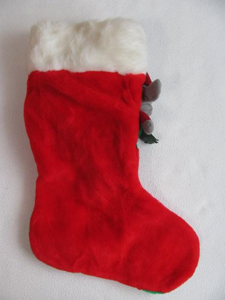 Vánoční plyšová punčocha s myškami,